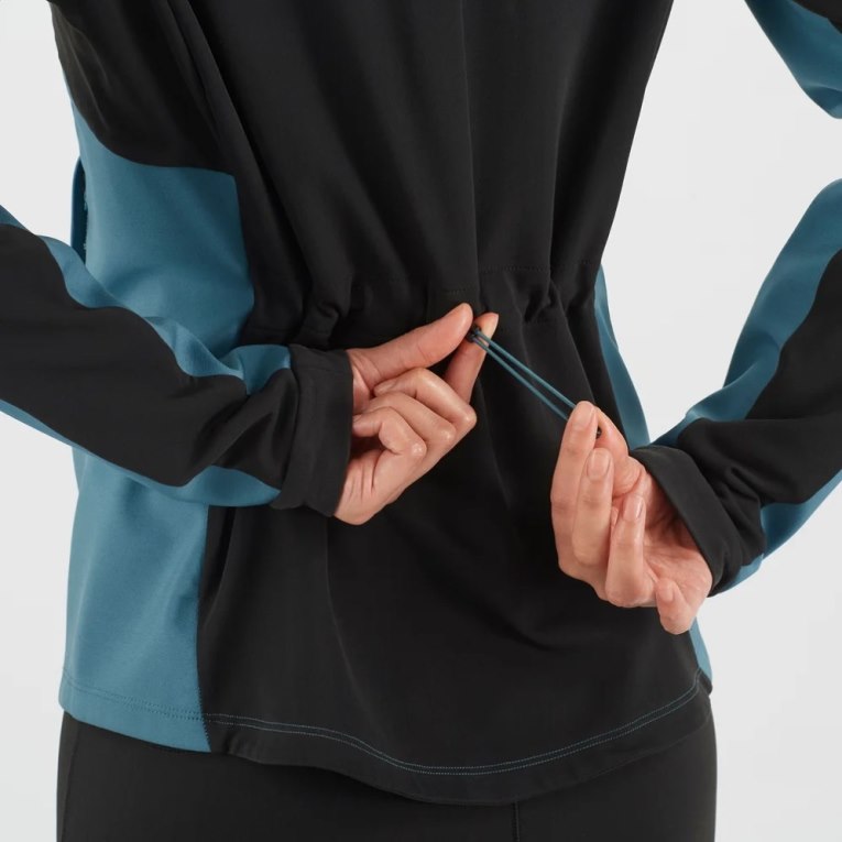 Salomon Agile Women's Shell Jackets Turquoise | CA 32V54